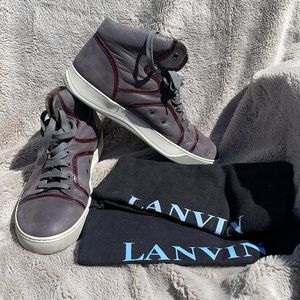 MENS LANVIN HIGHTOP SNEAKERS 11